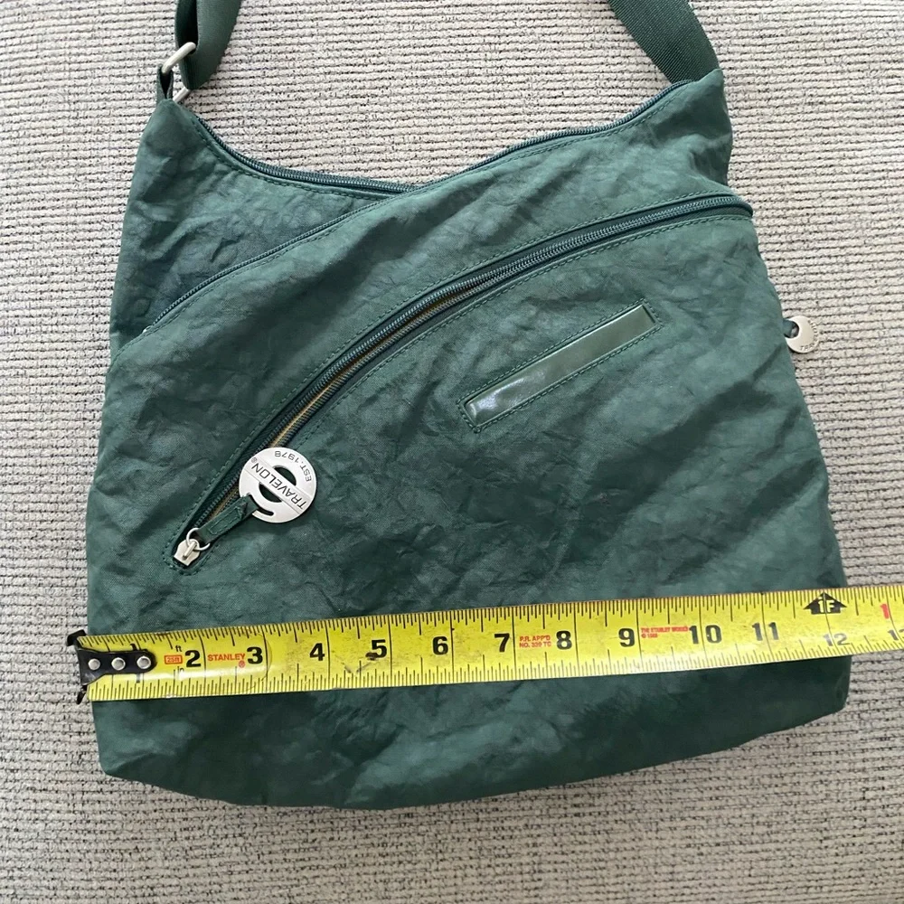 Travelon Stylish Green Crossbody Bag - Picture 9 of 9